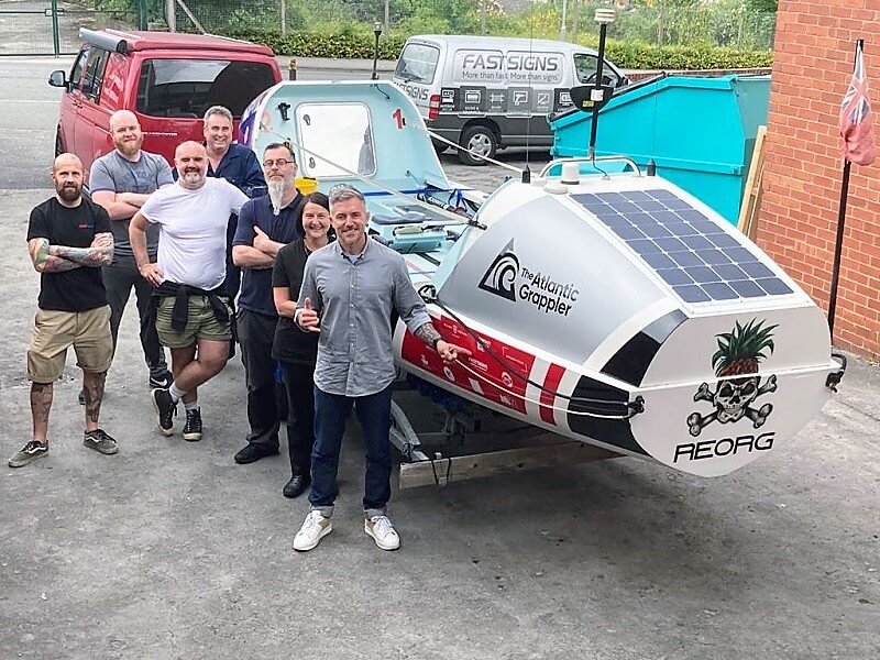 A boat wrap for the Atlantic Grappler | FASTSIGNS Leeds